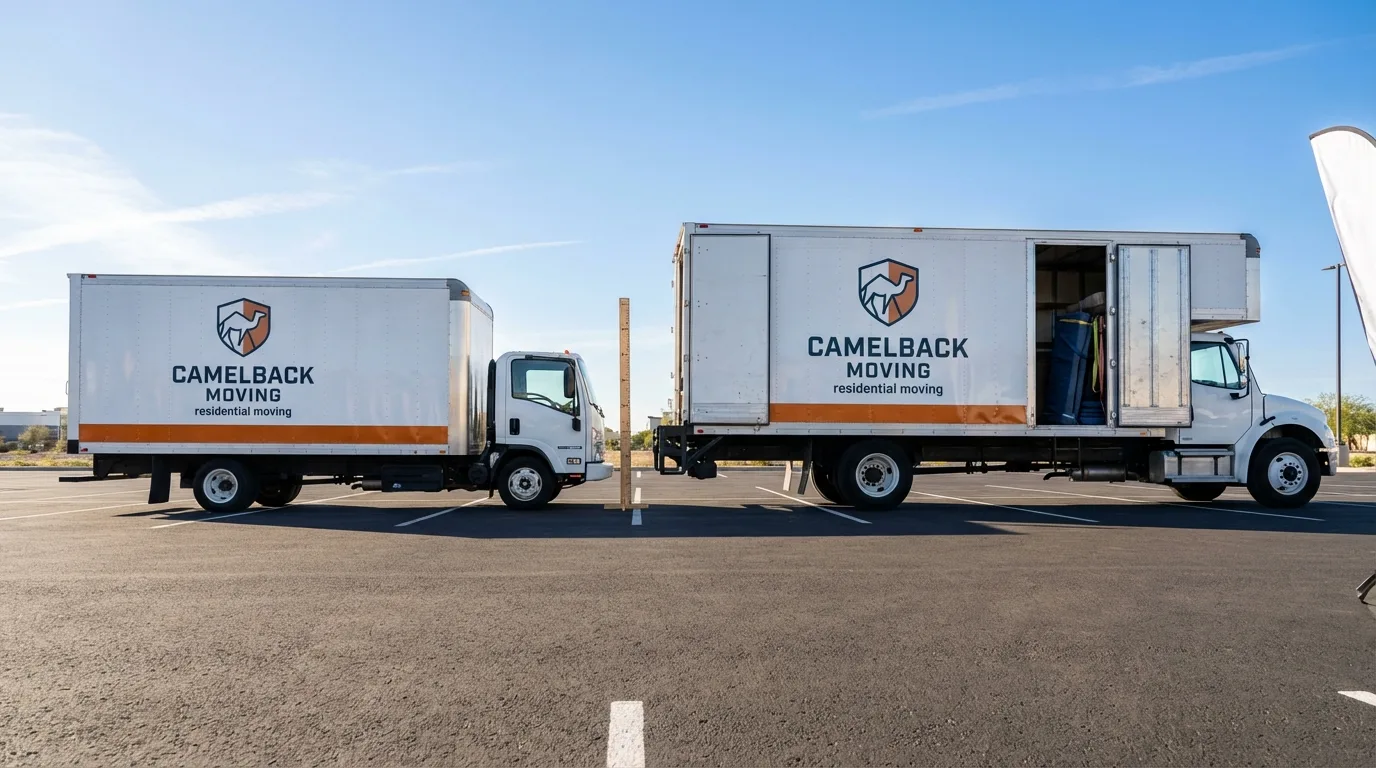 Moving truck size capacity guide in Moscow Mills